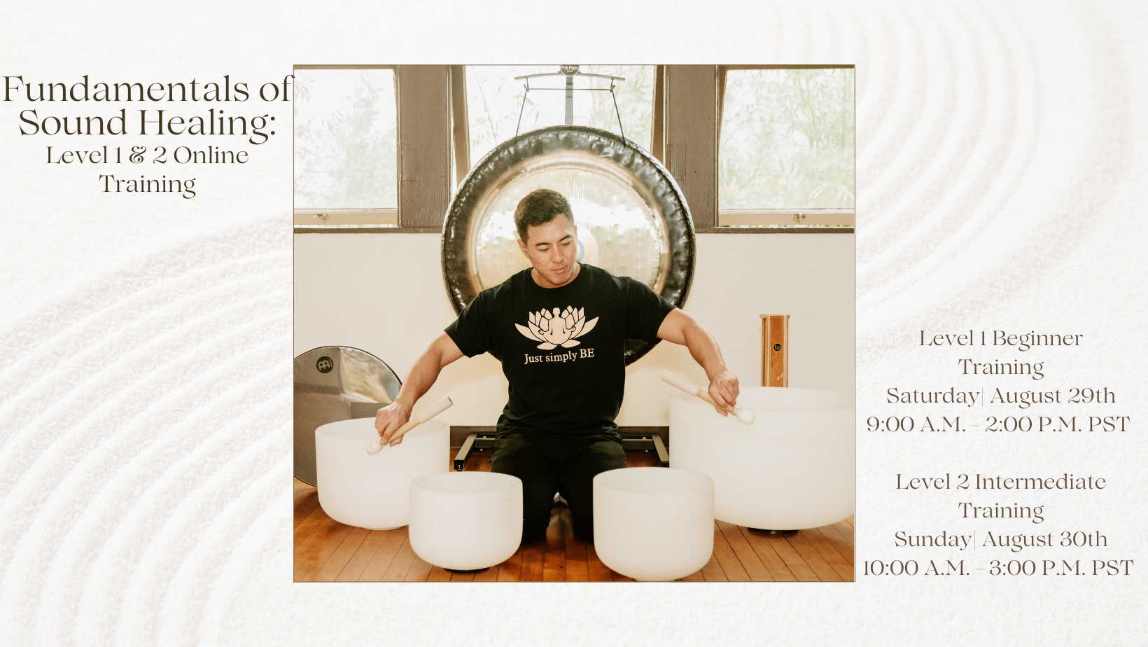 Fundamentals of Sound Healing: Level 2 Intermediate Sound Bath Training (Online)